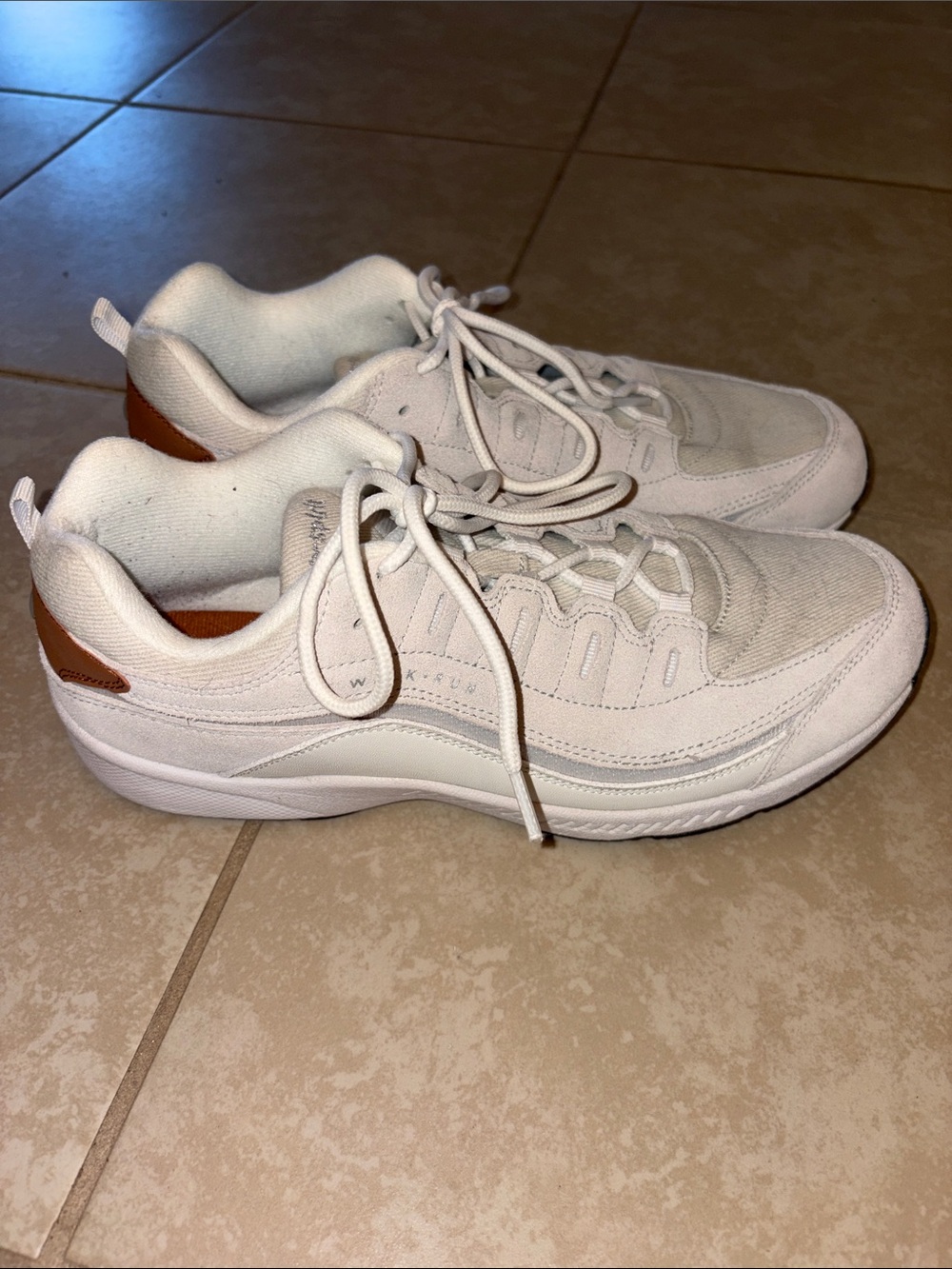 Women’s easy spirit sneakers, light tan